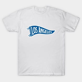 Los Angeles Pennant - White 2 T-Shirt